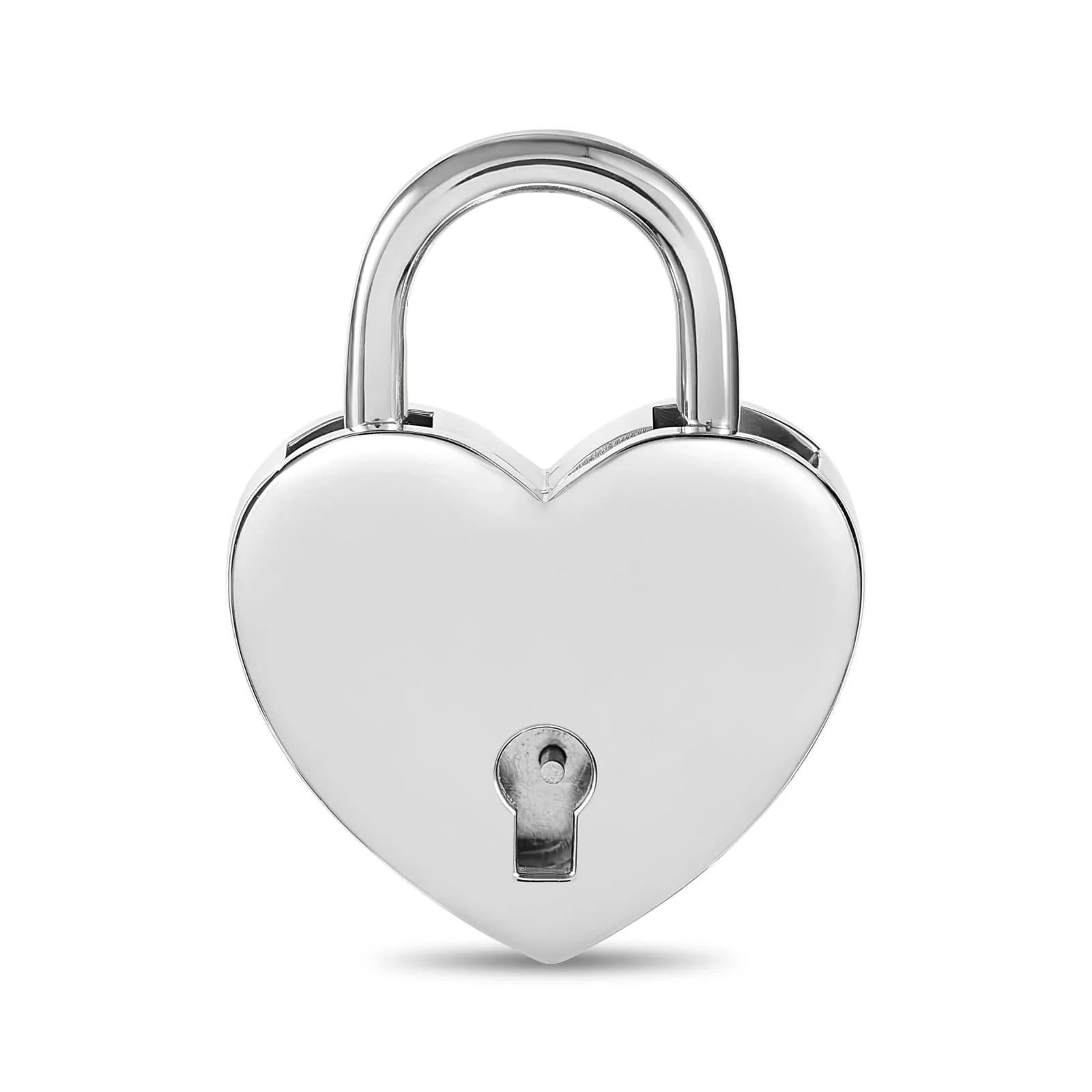 Titanium Heart Padlock Pendant - Image 4
