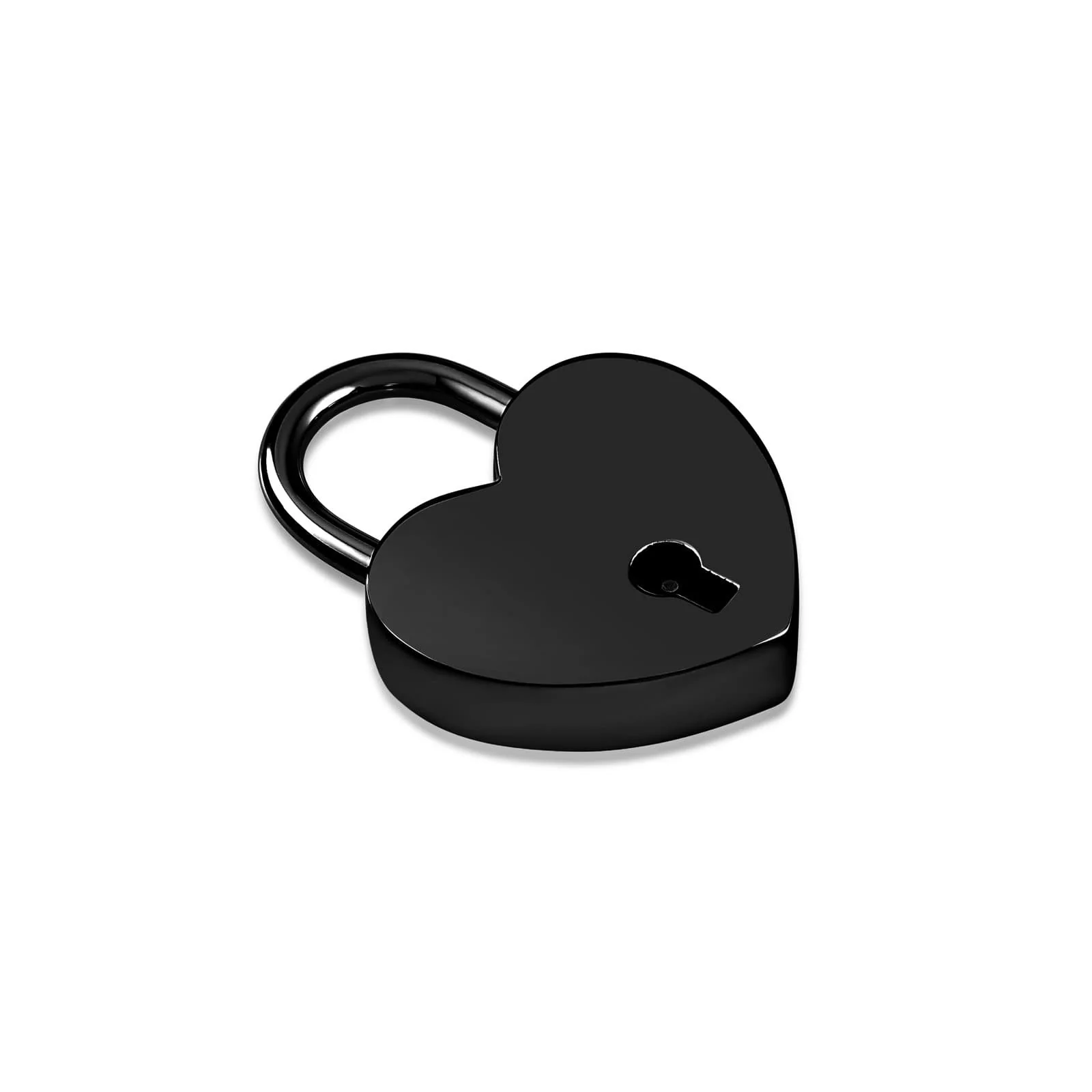 Titanium Heart Padlock Pendant - Image 6