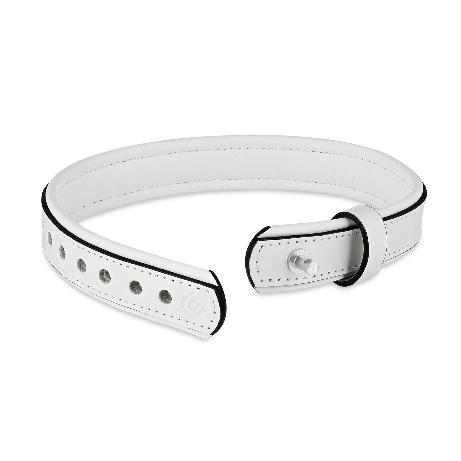 Leather Collar with Horizontal Ring - Image 19