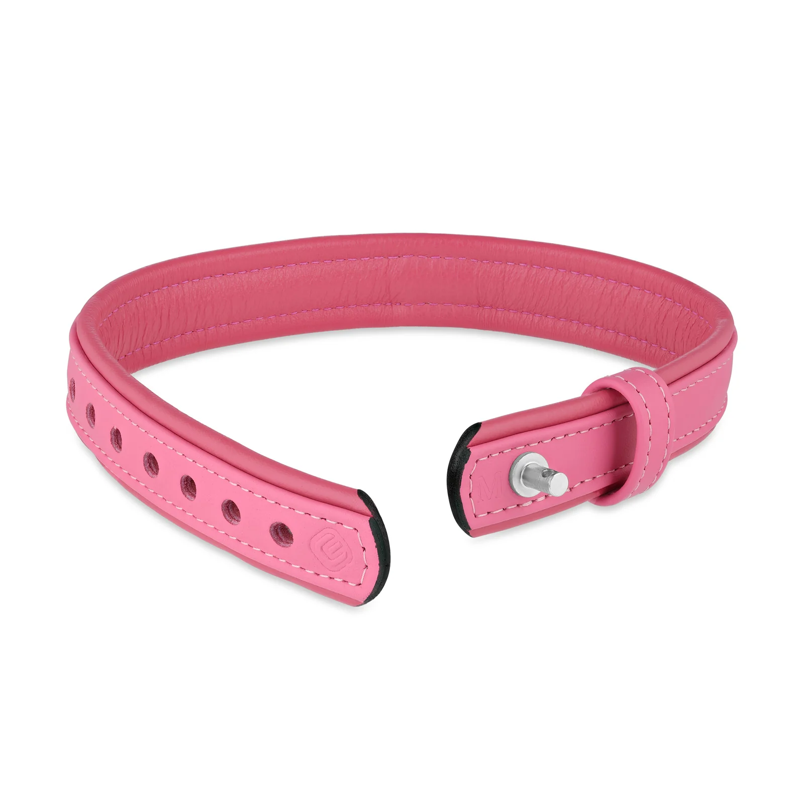 Leather Collar with Horizontal Ring - Image 21