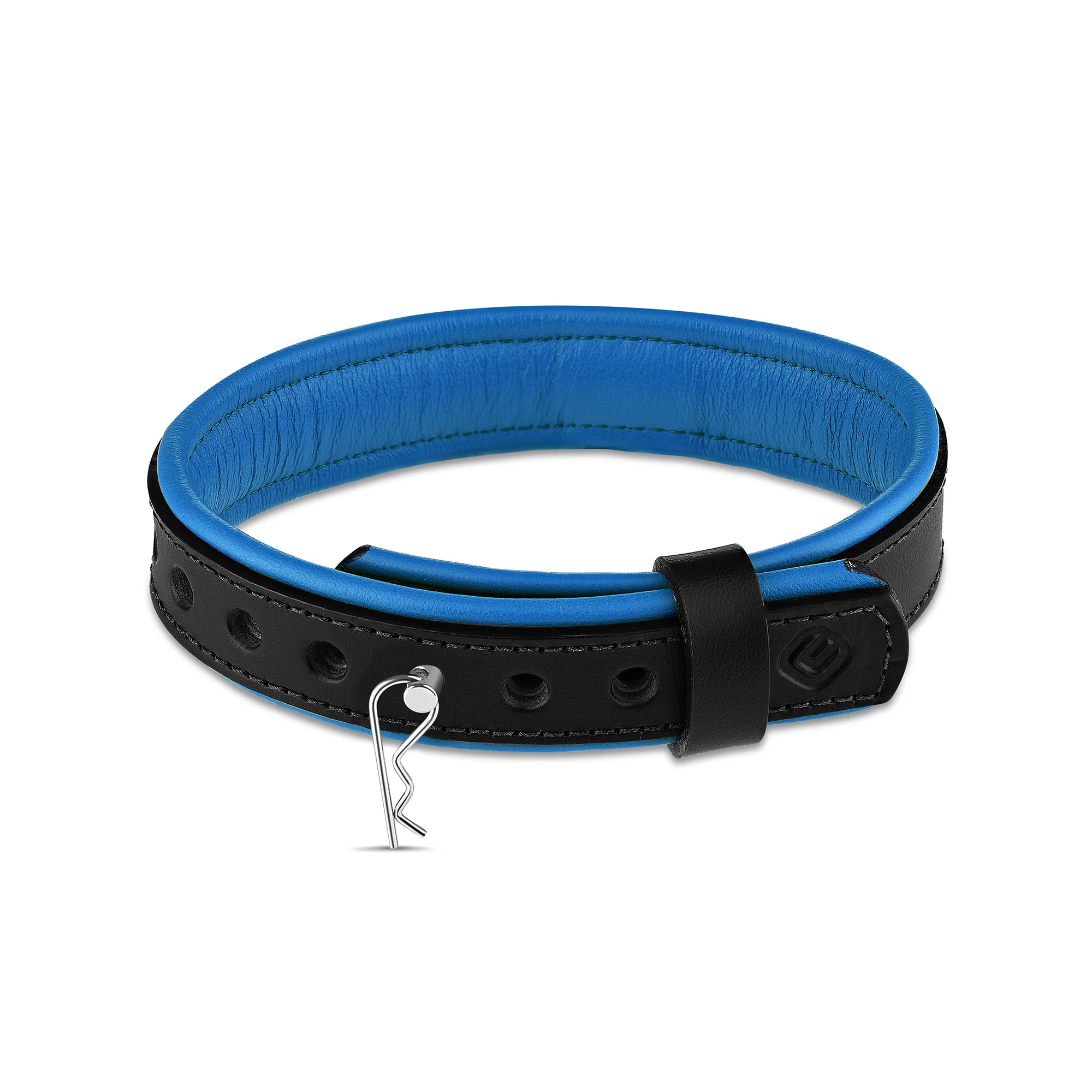 Leather Collar with Horizontal Ring - Image 24