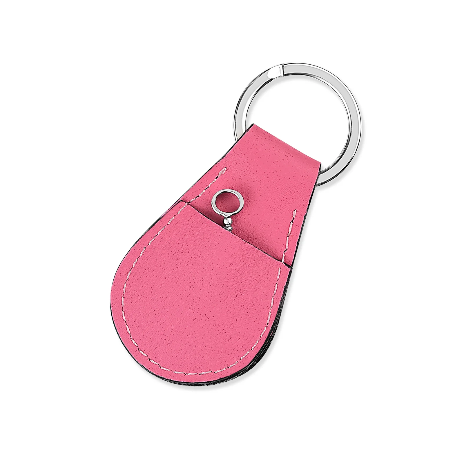 Leather Keychain with Key Pocket (Teardrop) - Image 4