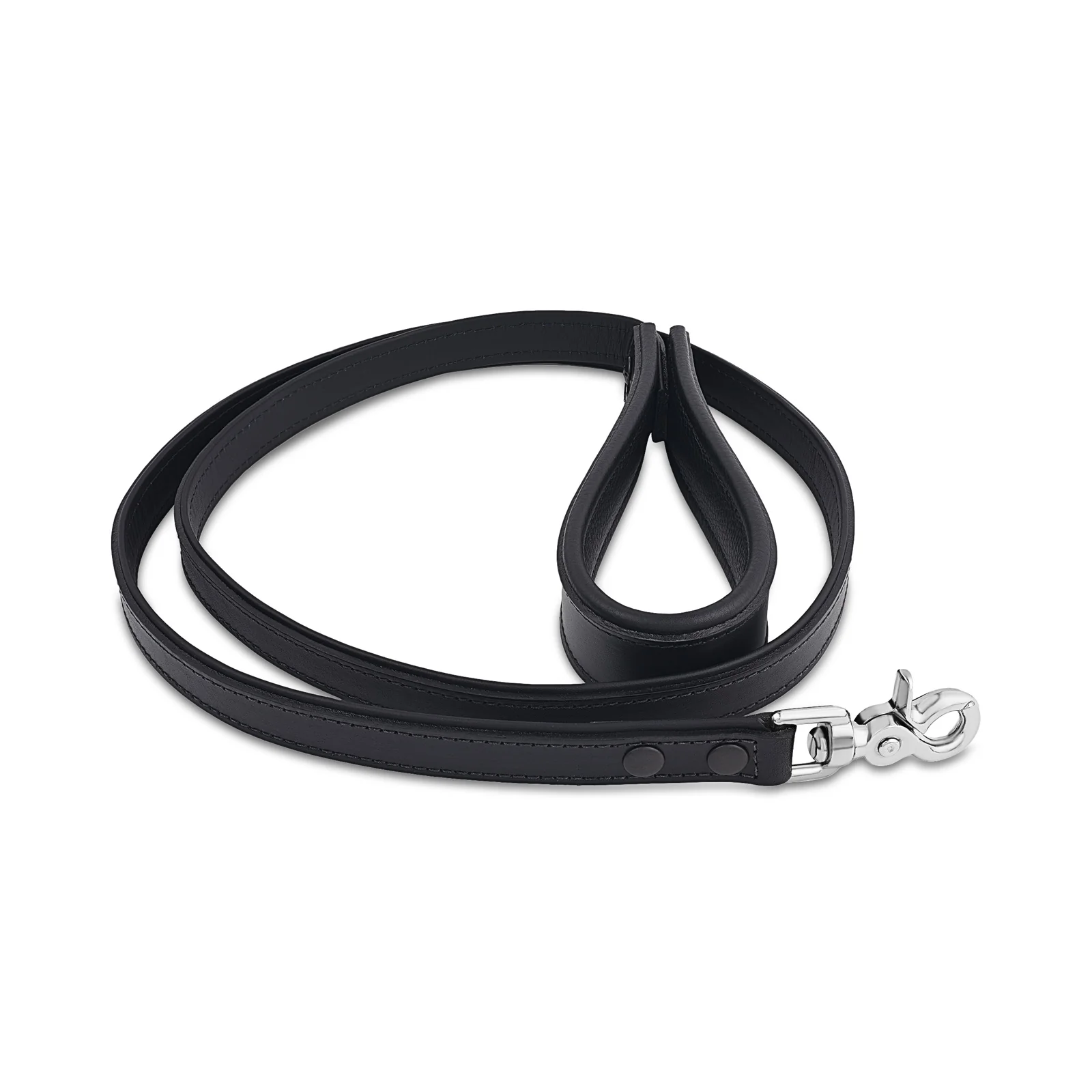 Leather Leash with Deluxe Handle - Image 3