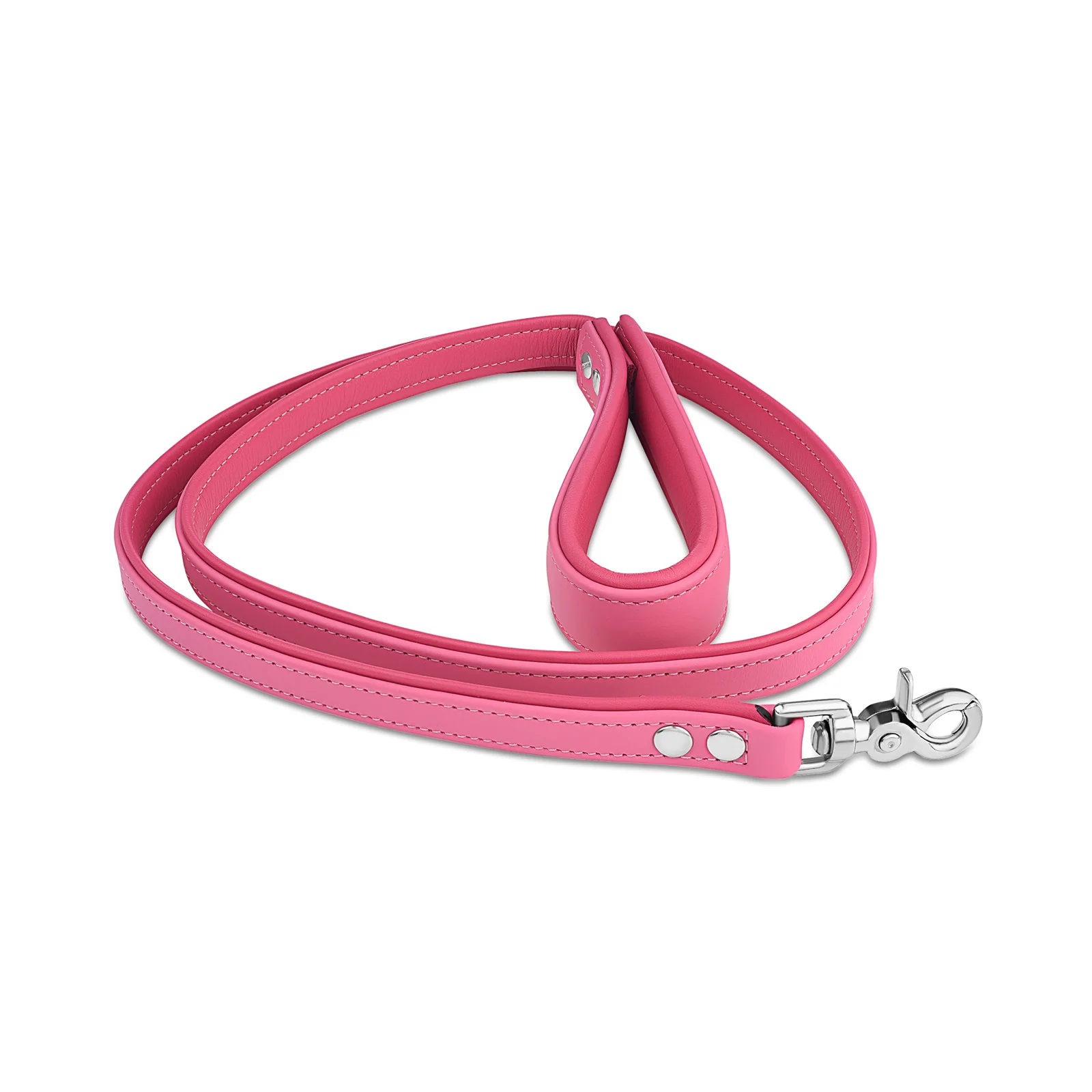 Leather Leash with Deluxe Handle - Image 5