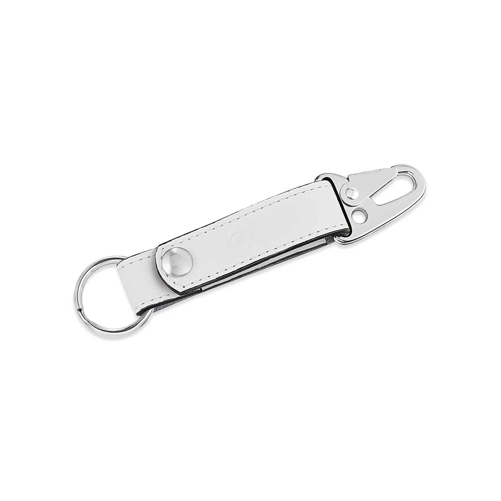 Leather Master Key Ring with Clip - Image 7