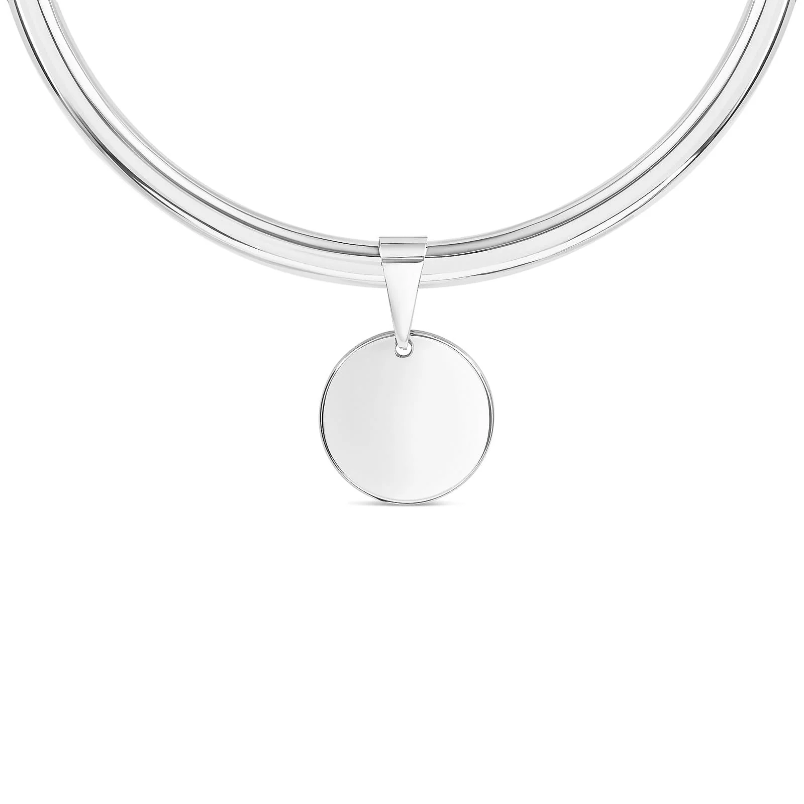Titanium Round Pendant - Image 3