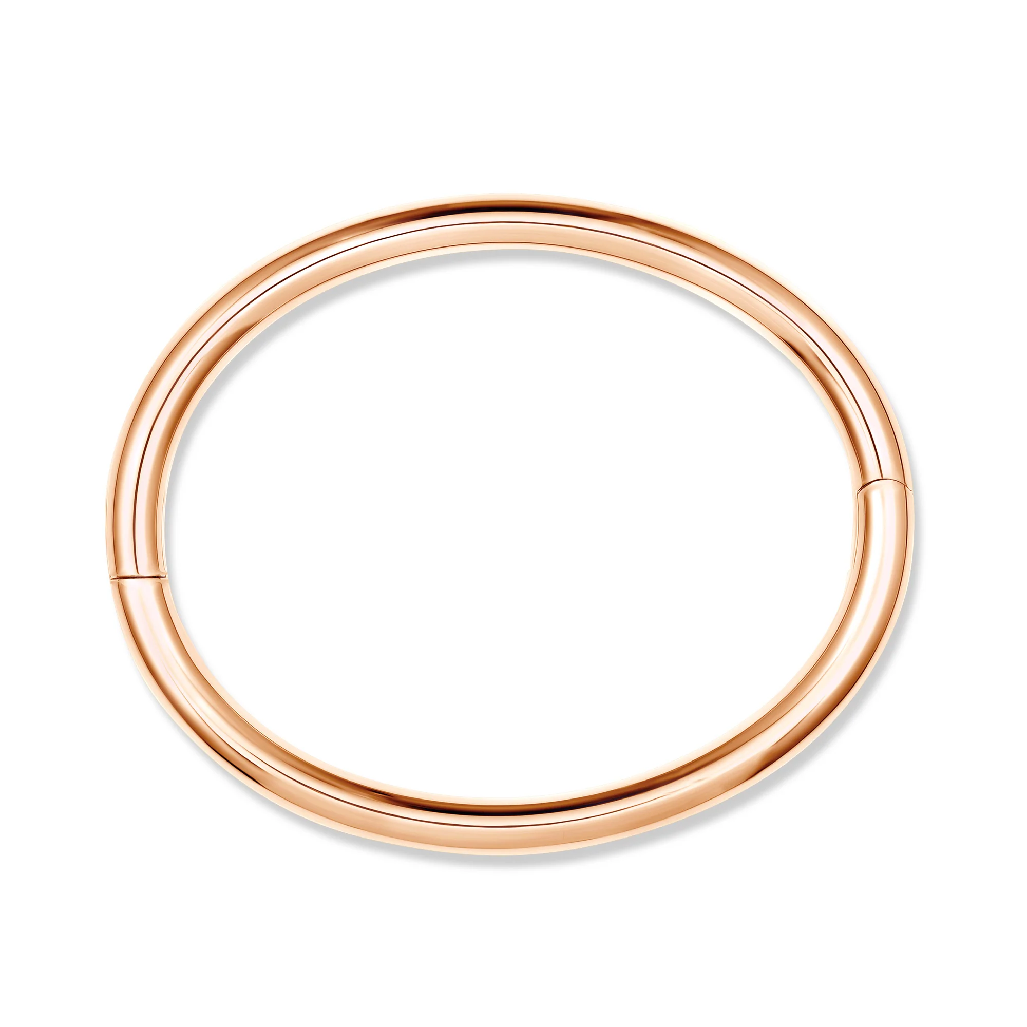 Thin Eternity Wrist Cuff - Titanium - Rose Gold - Image 3